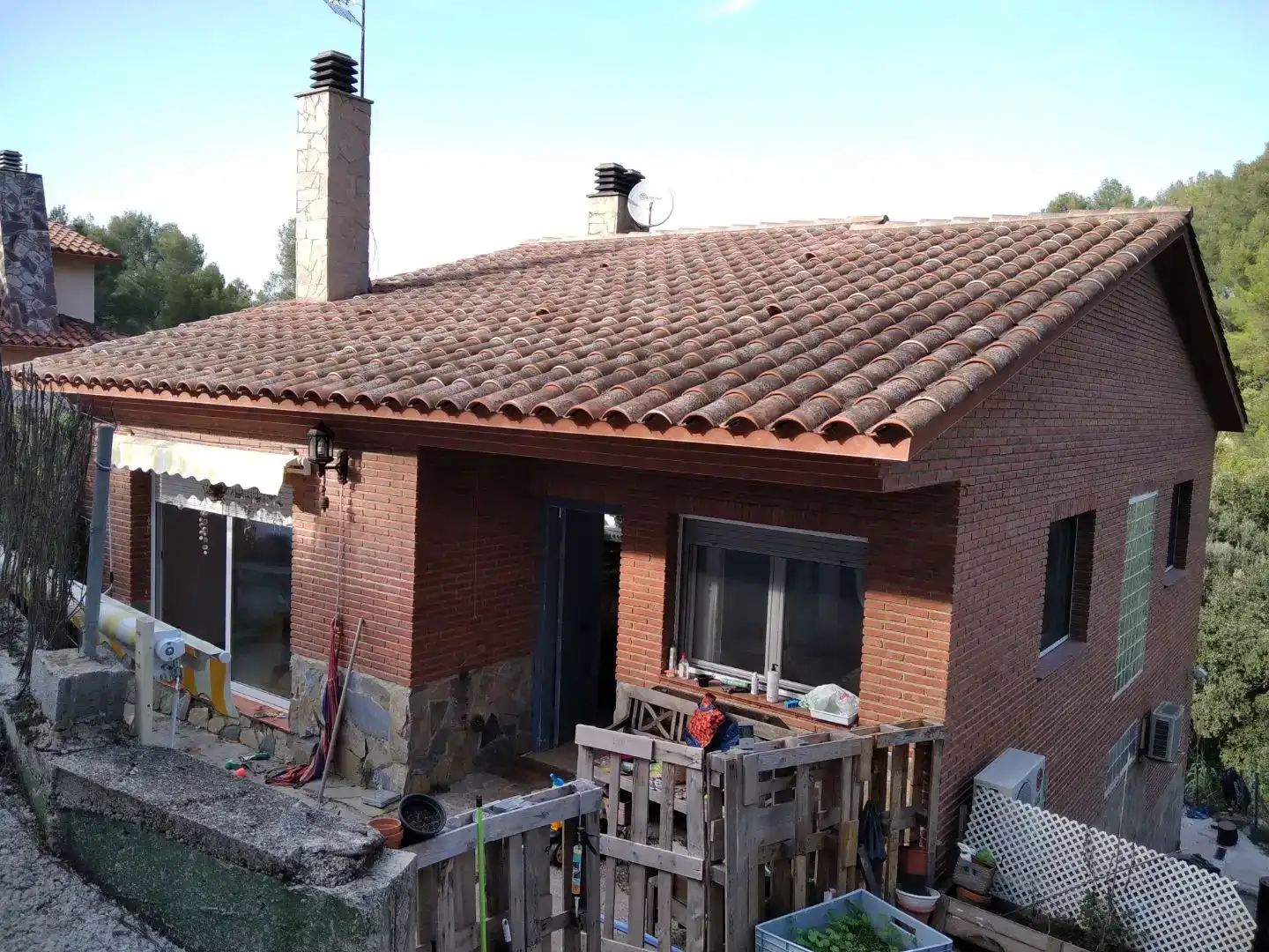 Vista exterior de Piso en venta en Cervelló