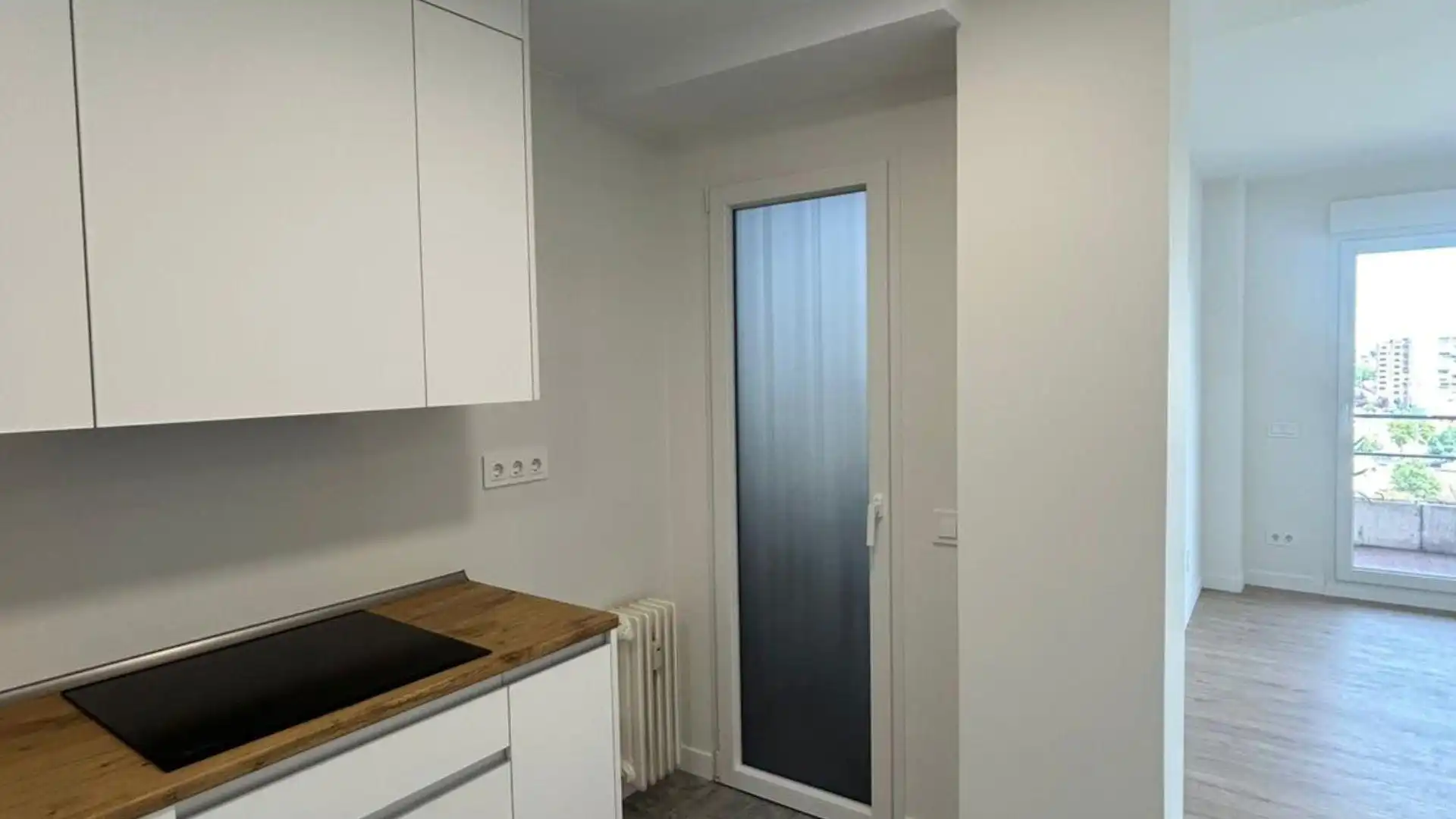 Cocina de Piso de alquiler en Madrid con Calefacción, Jardín privado y Terraza