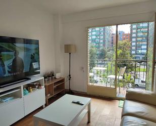 Living room of Apartment to rent in  Valencia Capital  with Air Conditioner, Furnished and Balcony