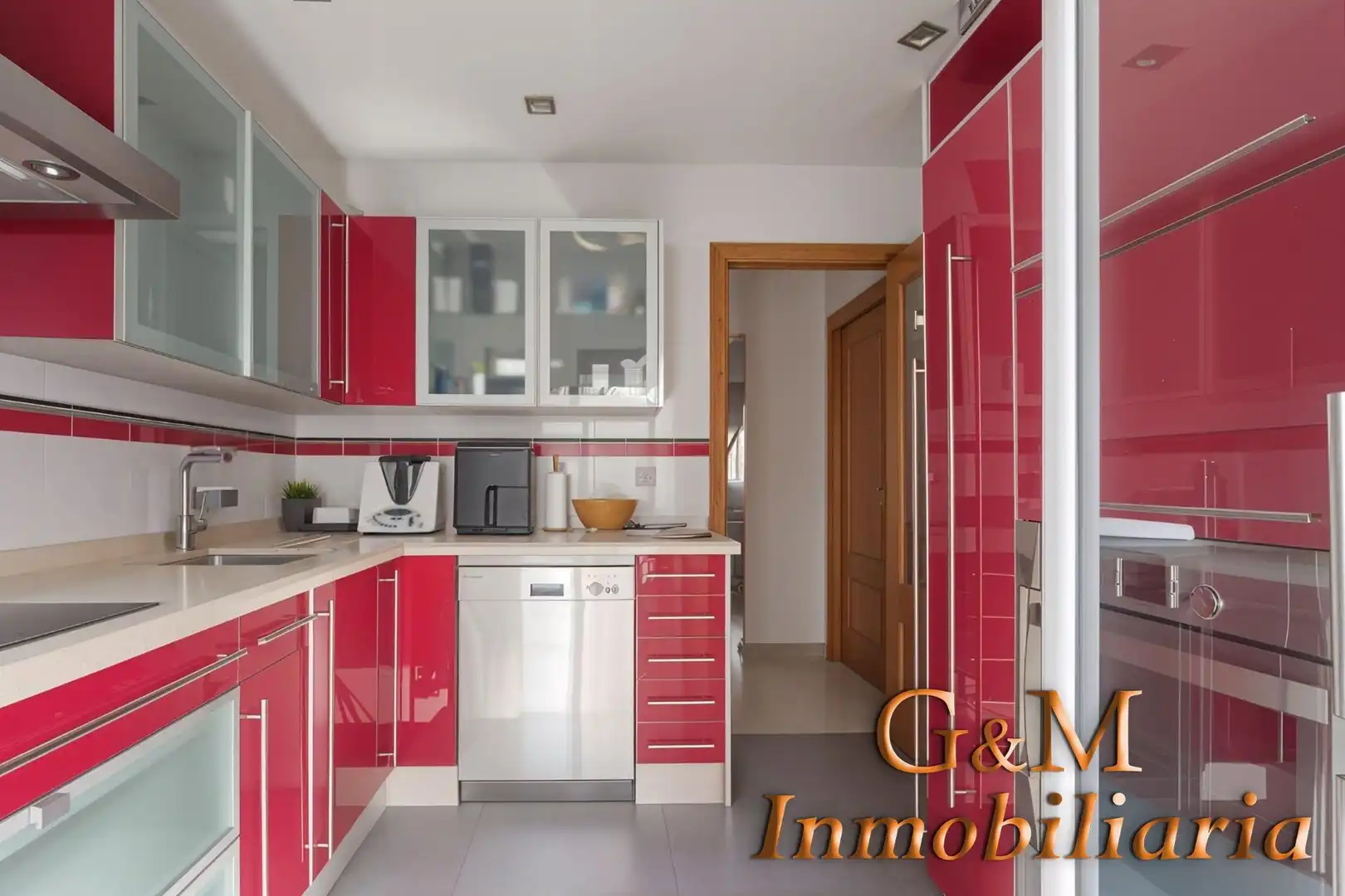 Cocina de Casa adosada en venta en Alhaurín de la Torre con Aire acondicionado, Terraza y Trastero