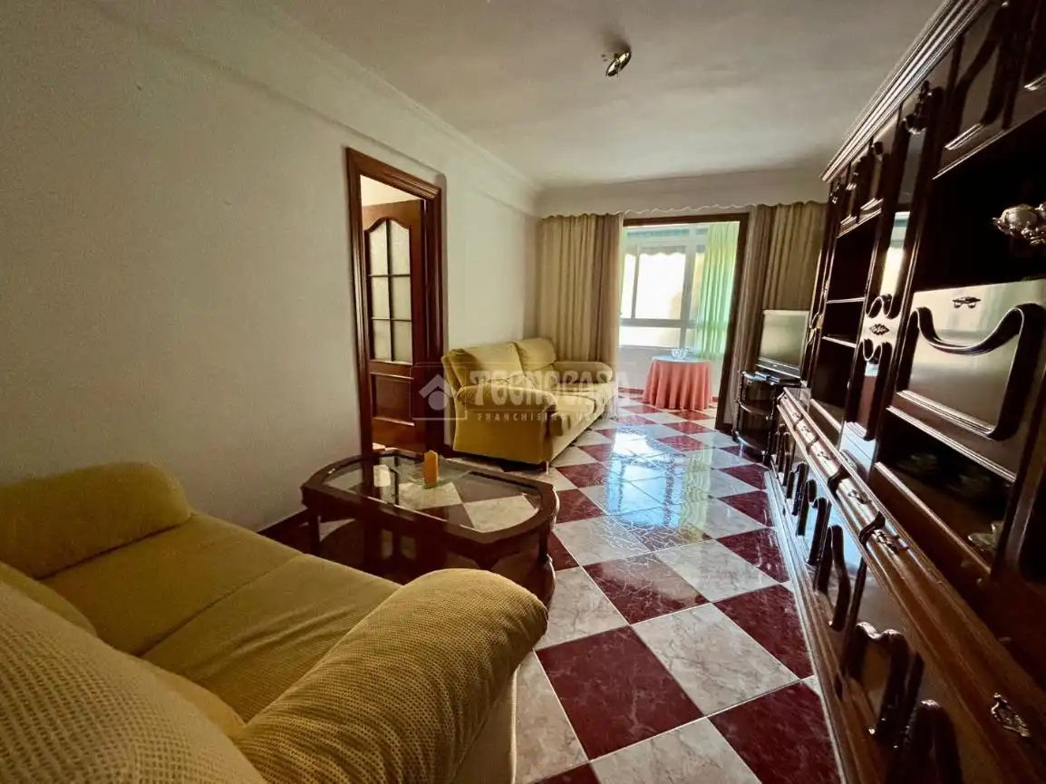Sala de estar de Piso en venta en Málaga con Aire acondicionado, Balcón y Alarma