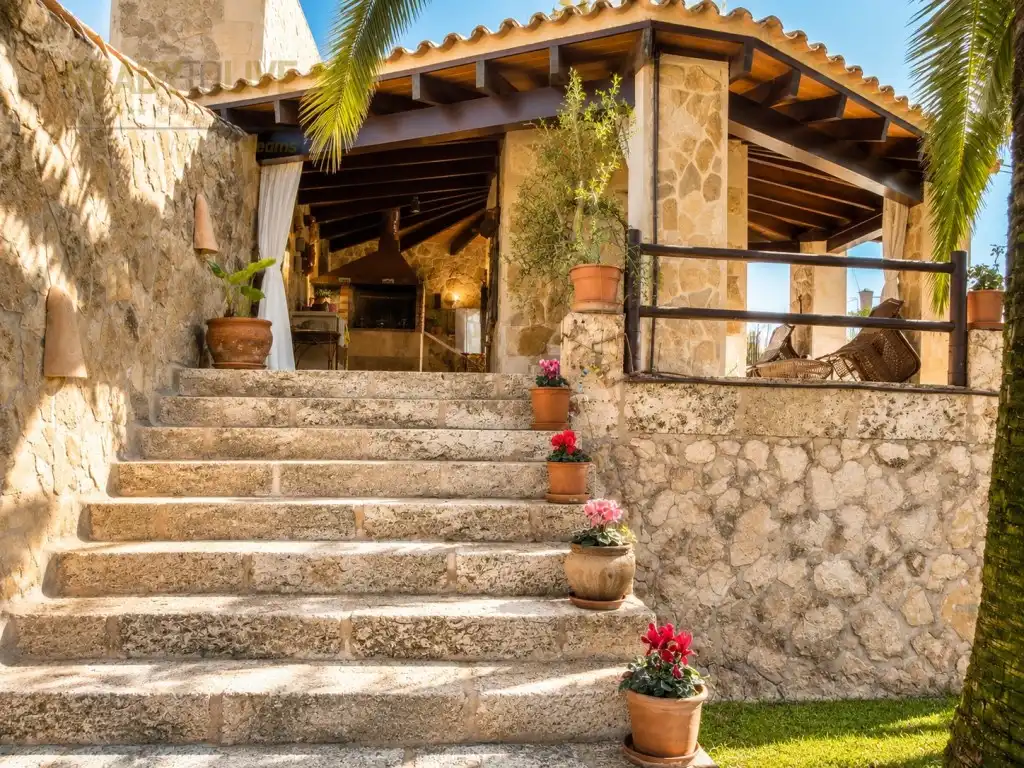Terrasse von Country house zum Verkauf in  Palma de Mallorca mit Klimaanlage