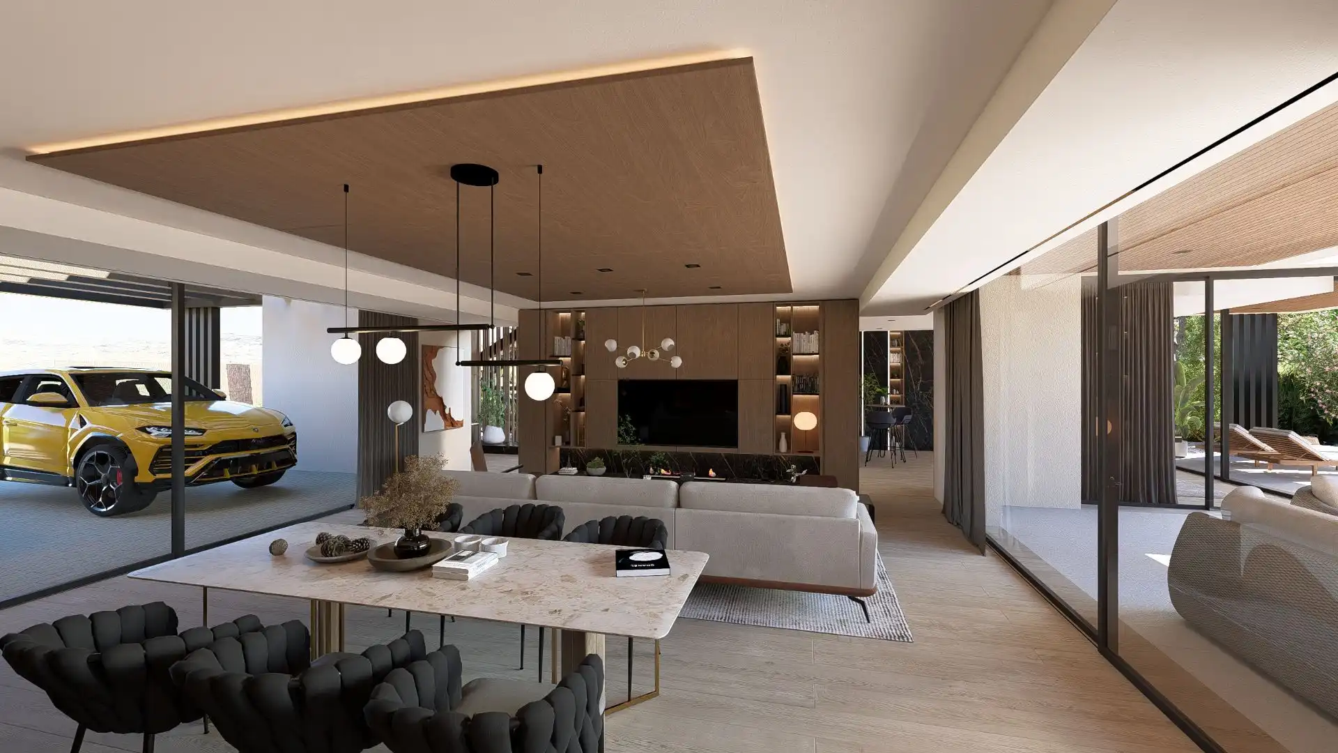 Living room of Houses for sale in Murcia  with Air Conditioner, Heating and Private garden