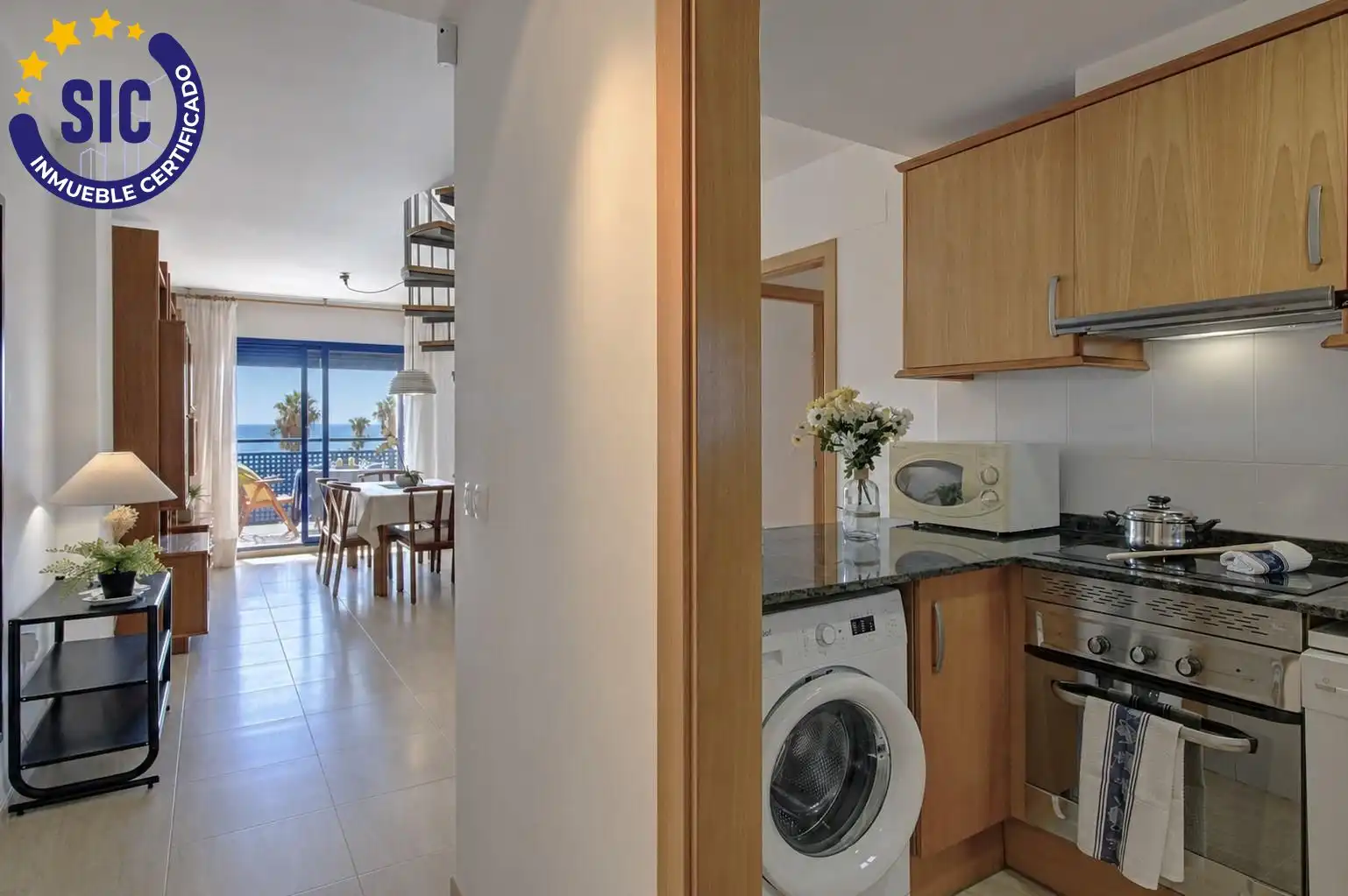 Küche von Maisonette zum Verkauf in Nules mit Klimaanlage, Privatgarten und Terrasse