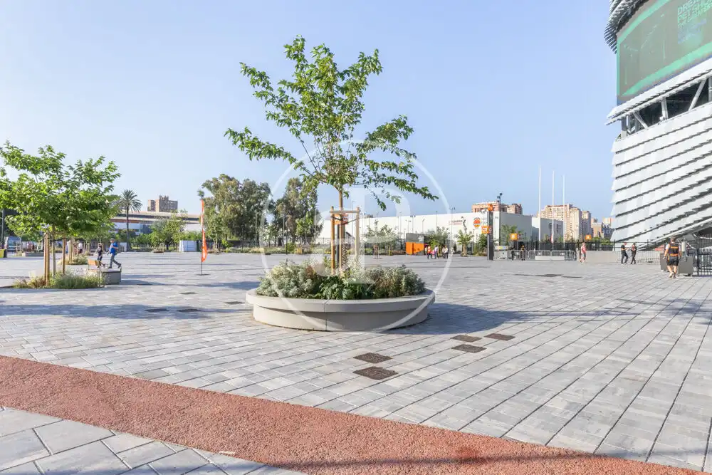 Terrasse von Wohnung zum Verkauf in Valencia mit Klimaanlage, Heizung und Privatgarten