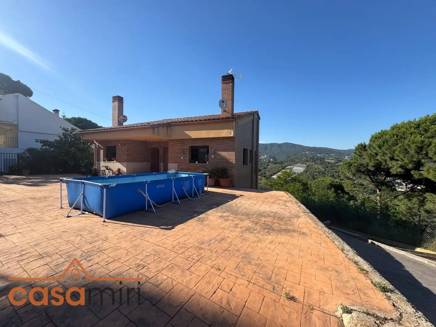 Vista exterior de Casa o chalet en venta en Sant Cebrià de Vallalta con Aire acondicionado, Calefacción y Jardín privado