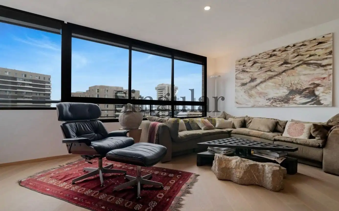 Sala de estar de Piso en venta en Sarrià - Sant Gervasi