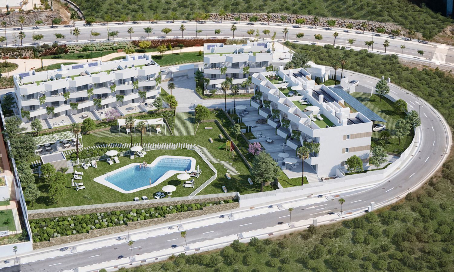 Exterior view of Flat for sale in Málaga Capital  with Air Conditioner, Heating and Terrace
