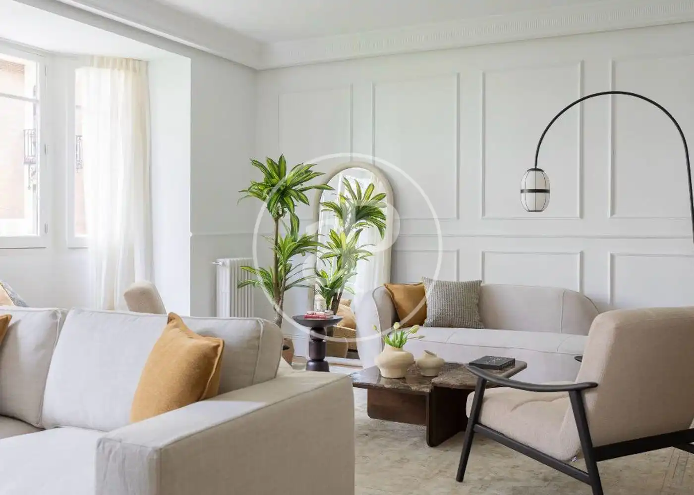 Sala de estar de Piso en venta en  Madrid Capital con Aire acondicionado, Calefacción y Trastero