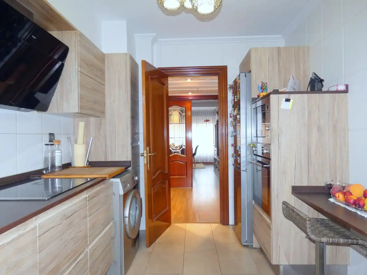 Cuina de Pis en venda en Bilbao  amb Calefacció, Parquet i Terrassa