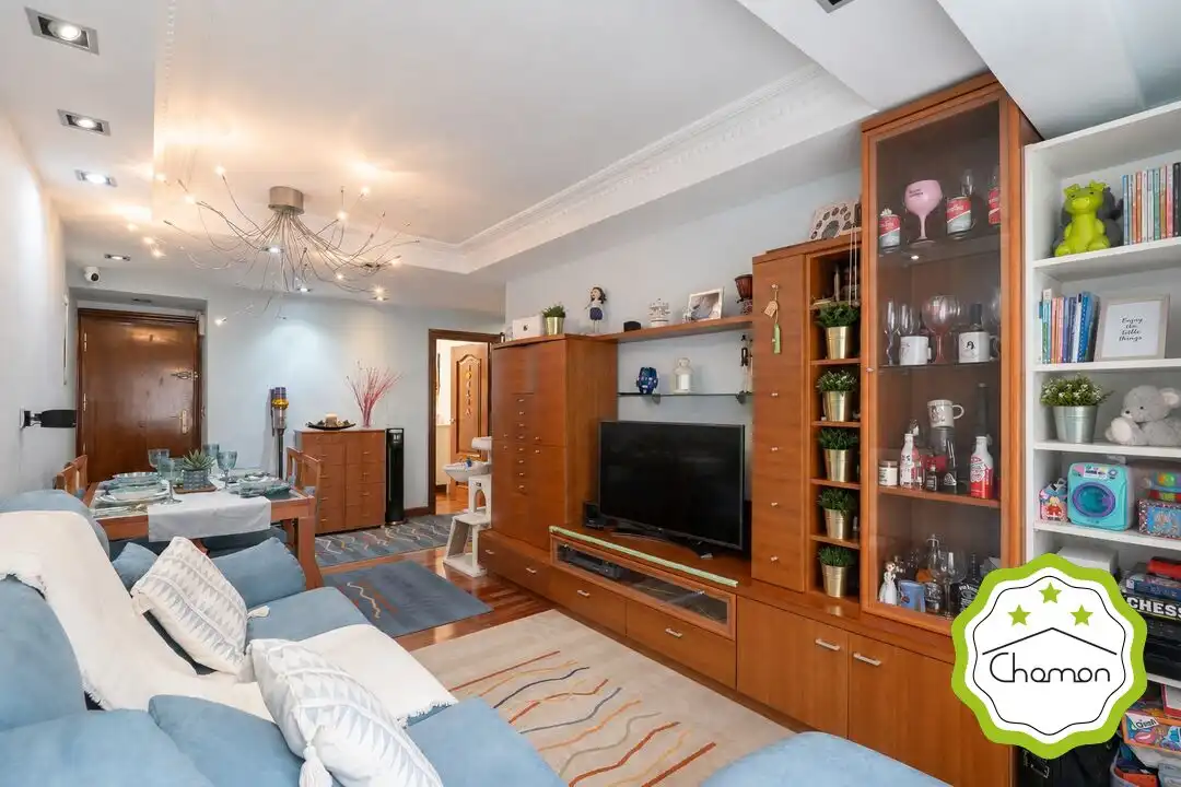 Living room of Flat for sale in Portugalete  with Heating, Terrace and Storage room