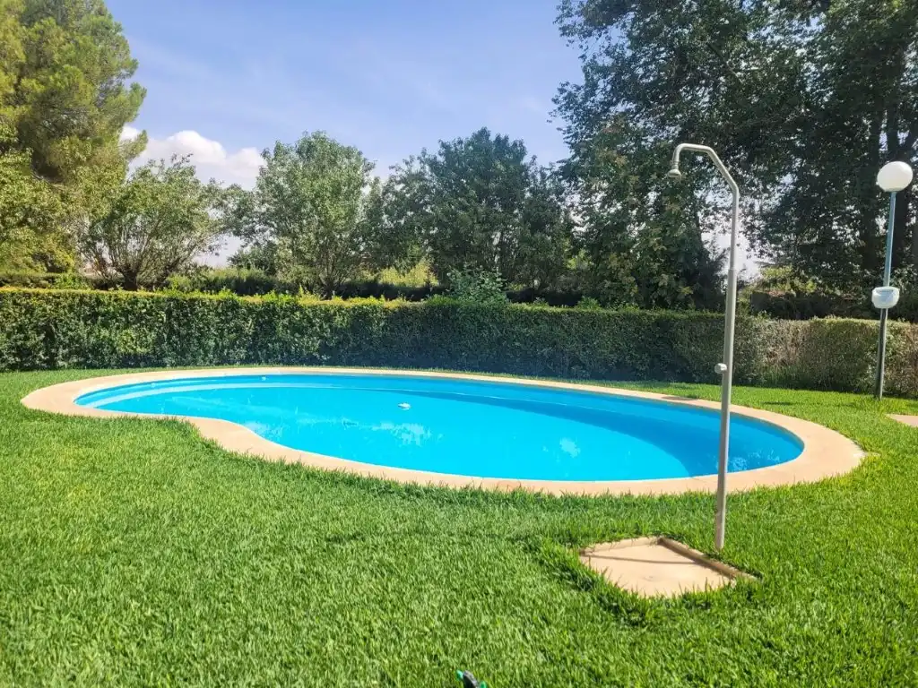 Piscina de Finca rústica en venda en Argamasilla de Calatrava amb Jardí privat, Terrassa i Piscina
