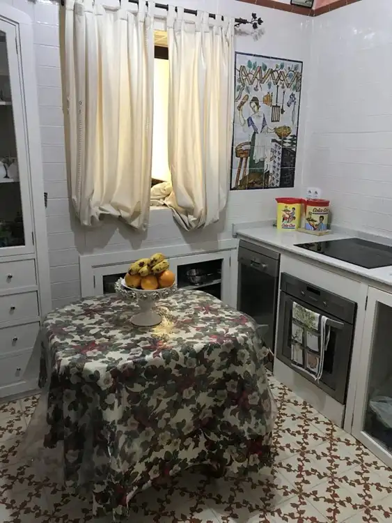 Kitchen of Flat for sale in Lora del Río  with Air Conditioner, Heating and Furnished