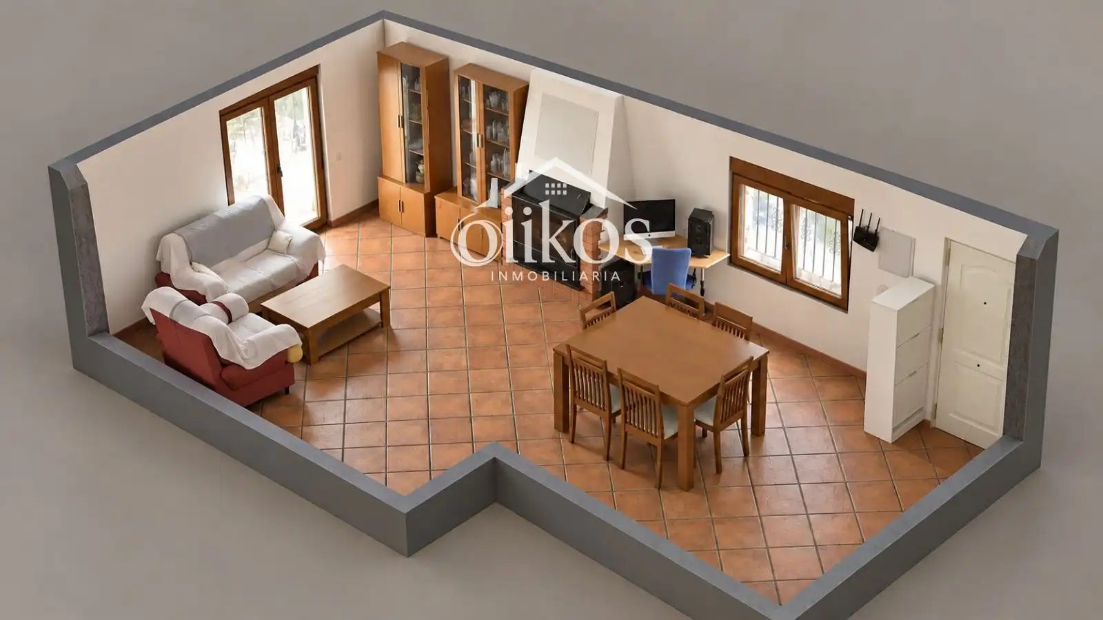 Sala de estar de Casa o chalet en venta en La Salle - Vistahermosa