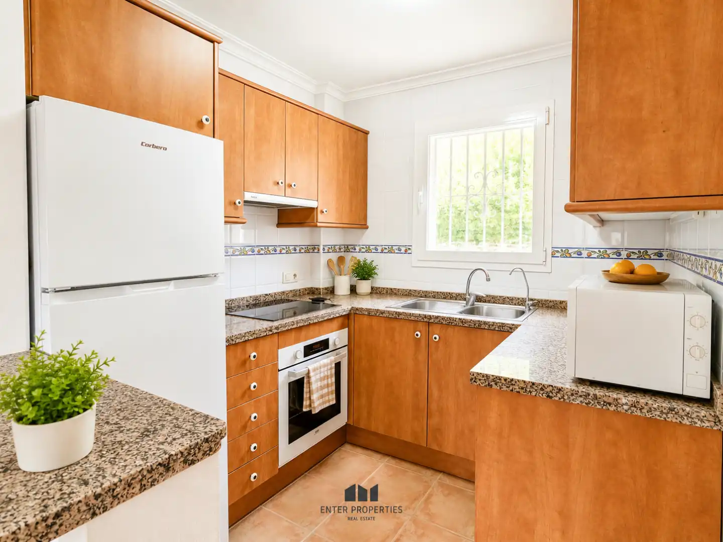 Küche von Wohnung zum Verkauf in Benitachell / El Poble Nou de Benitatxell mit Klimaanlage, Heizung und Terrasse