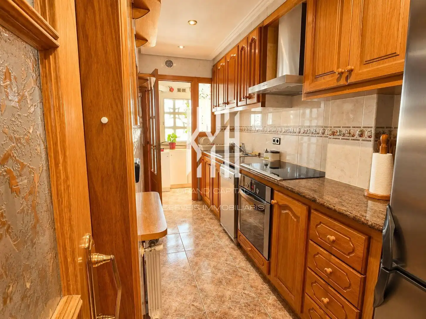 Kitchen of Attic for sale in Girona  with Air Conditioner, Heating and Balcony