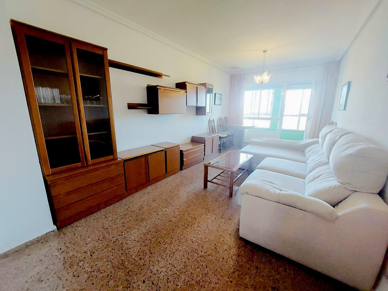 Sala d'estar de Pis en venda en Elche / Elx amb Terrassa i Balcó
