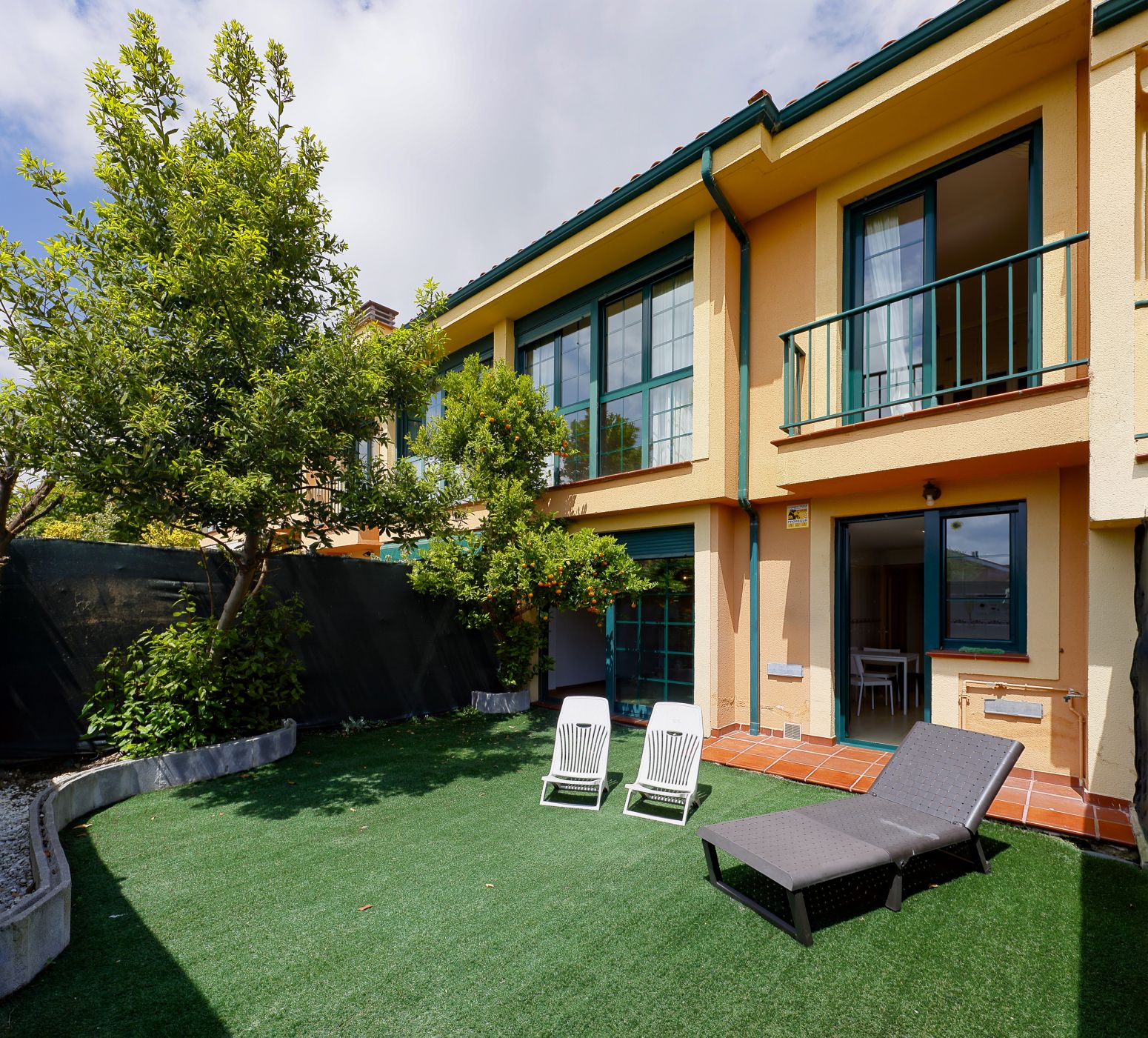 Terrace of Single-family semi-detached for sale in Llanera  with Heating, Parquet flooring and Terrace
