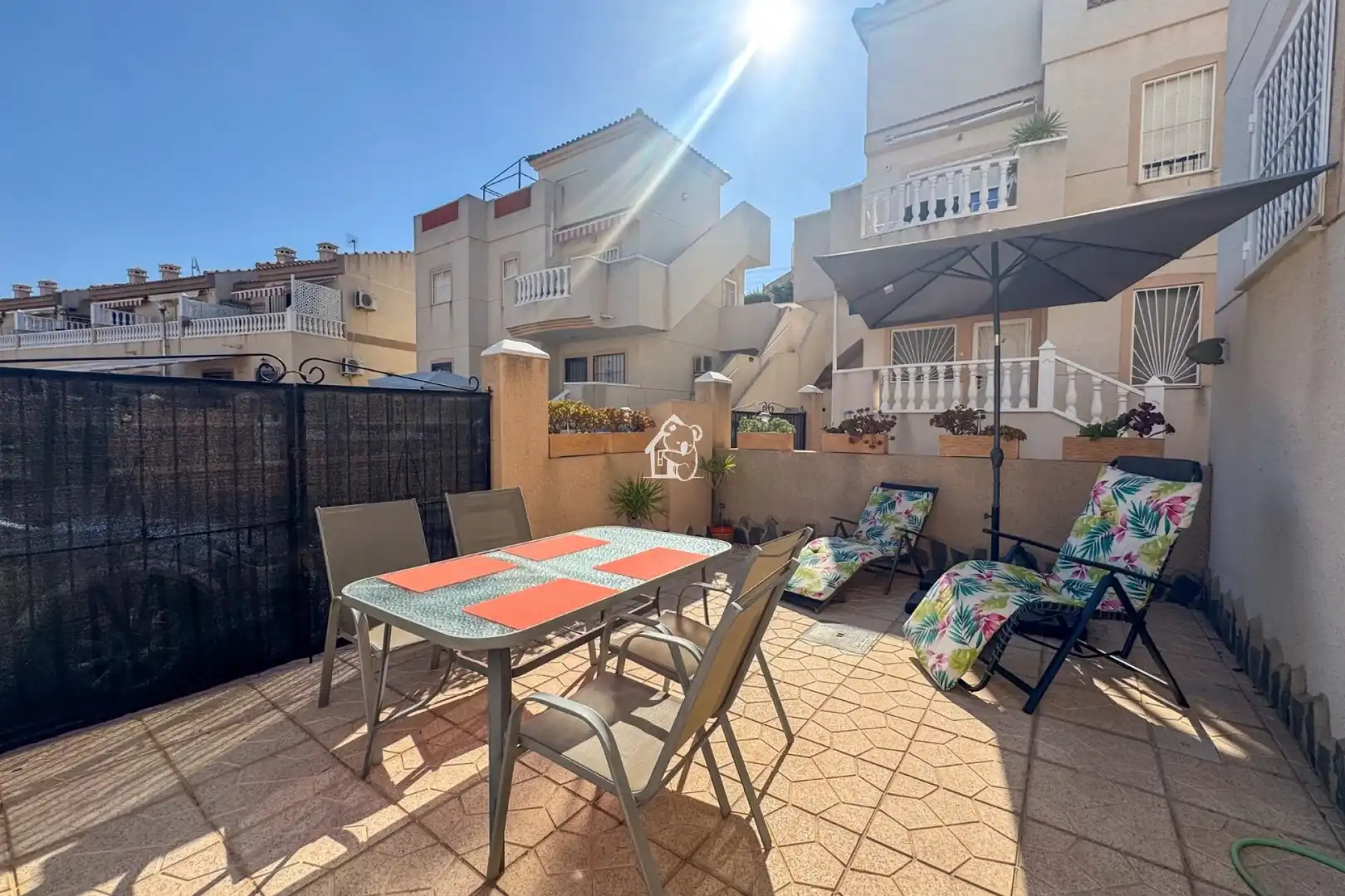 Terrasse von Wohnung zur Miete in Rojales mit Klimaanlage, Privatgarten und Terrasse