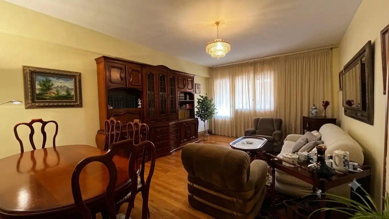 Sala d'estar de Pis en venda en Corella amb Calefacció, Parquet i Terrassa