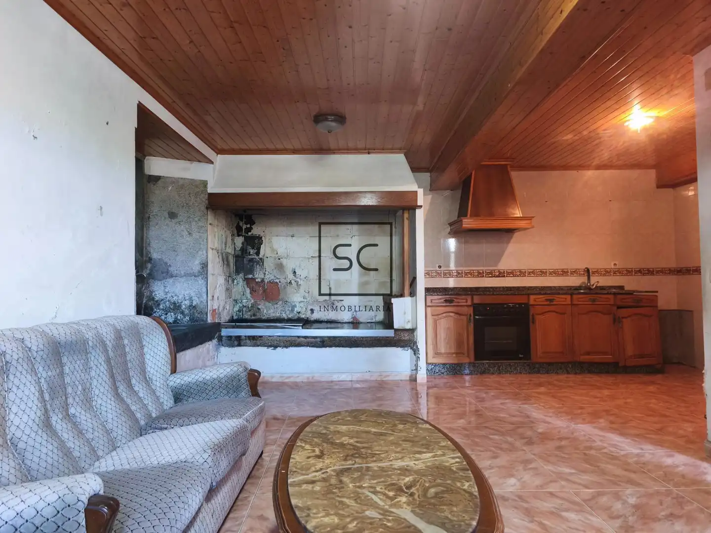 Living room of Detached homes for sale in San Sadurniño  with Heating and Storage room