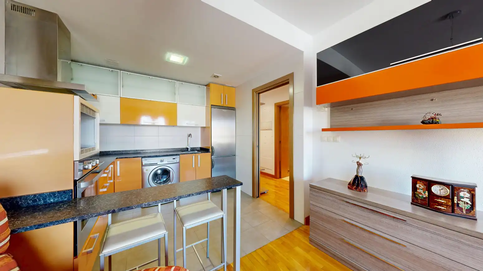 Cocina de Piso en venta en Caparroso con Calefacción, Parquet y Trastero
