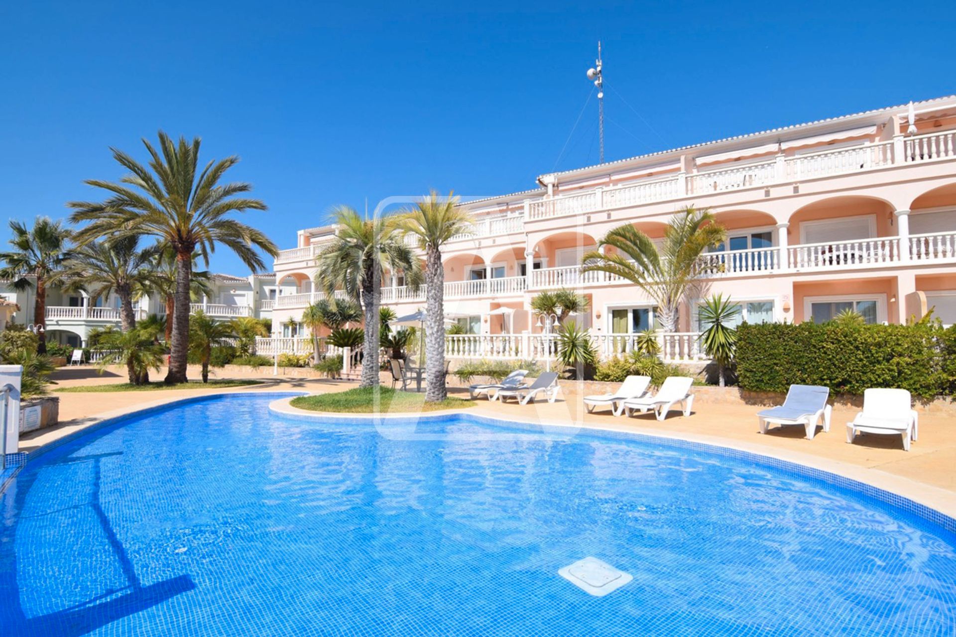 Außenansicht von Wohnungen zum Verkauf in Benissa mit Klimaanlage, Terrasse und Möbliert