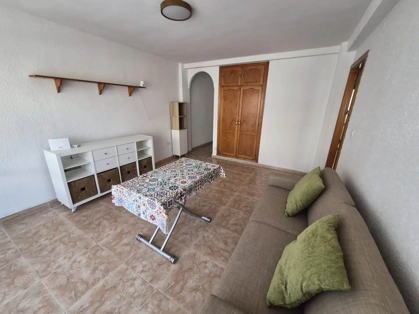 Sala d'estar de Pis de lloguer en Málaga amb Aire condicionat, Calefacció i Moblat