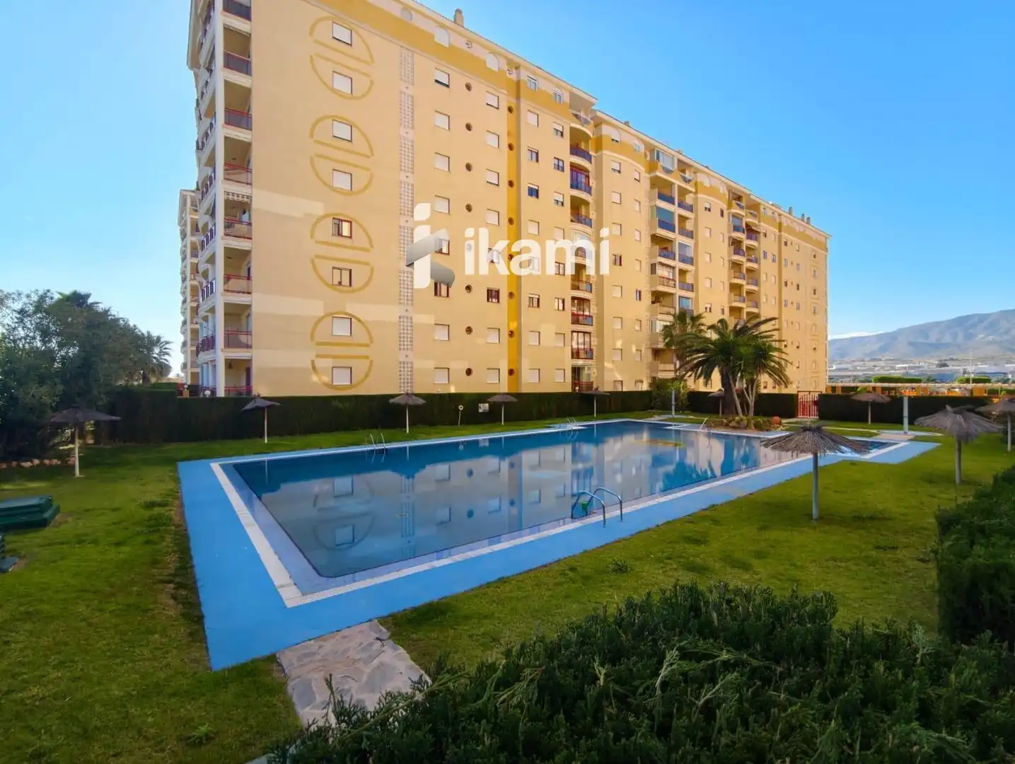 Außenansicht von Wohnung zur Miete in Villajoyosa / La Vila Joiosa mit Klimaanlage, Heizung und Terrasse