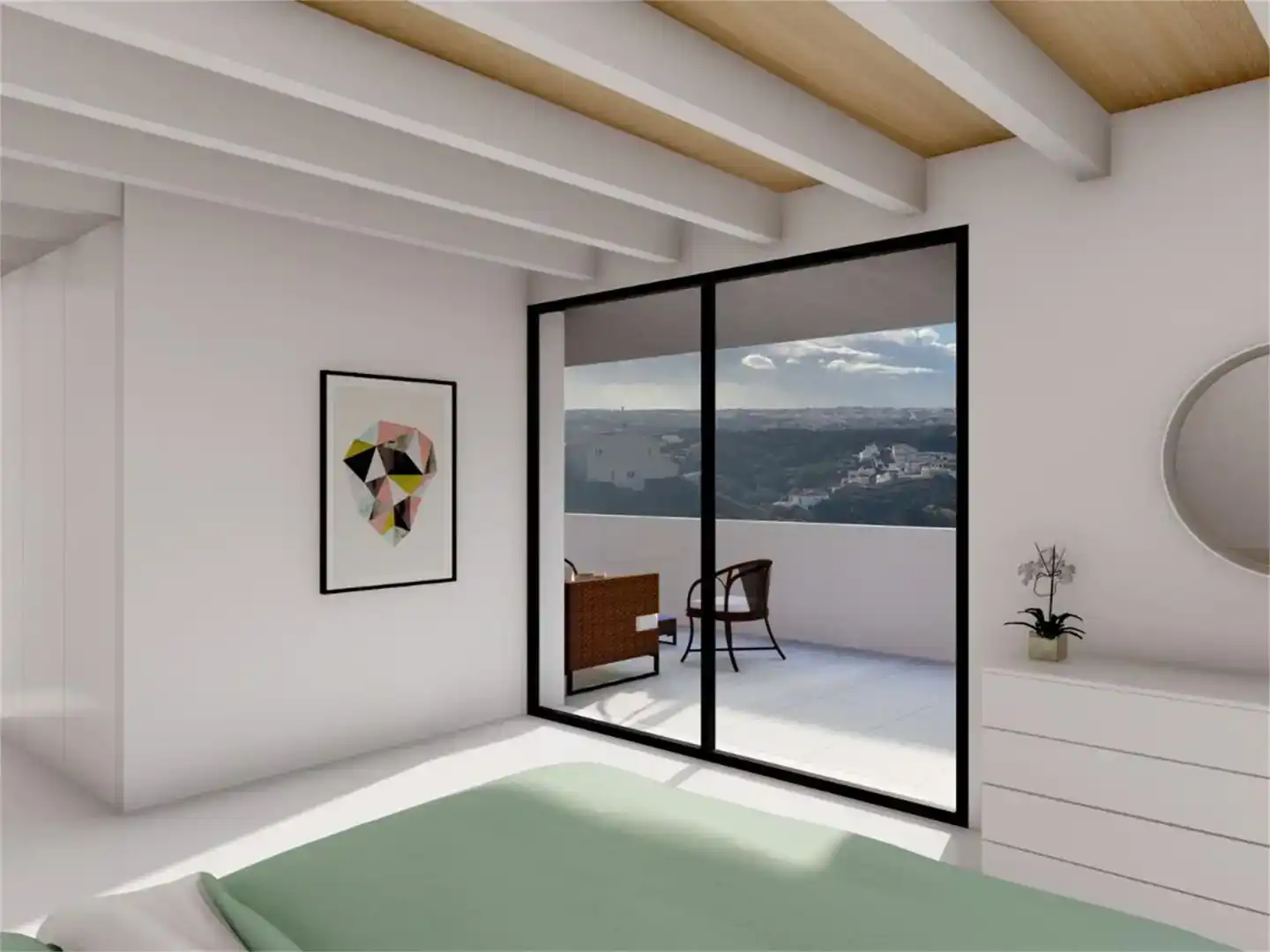 Habitación de Casa o chalet en venta en Maó - Mahón con Aire acondicionado, Piscina y Balcón