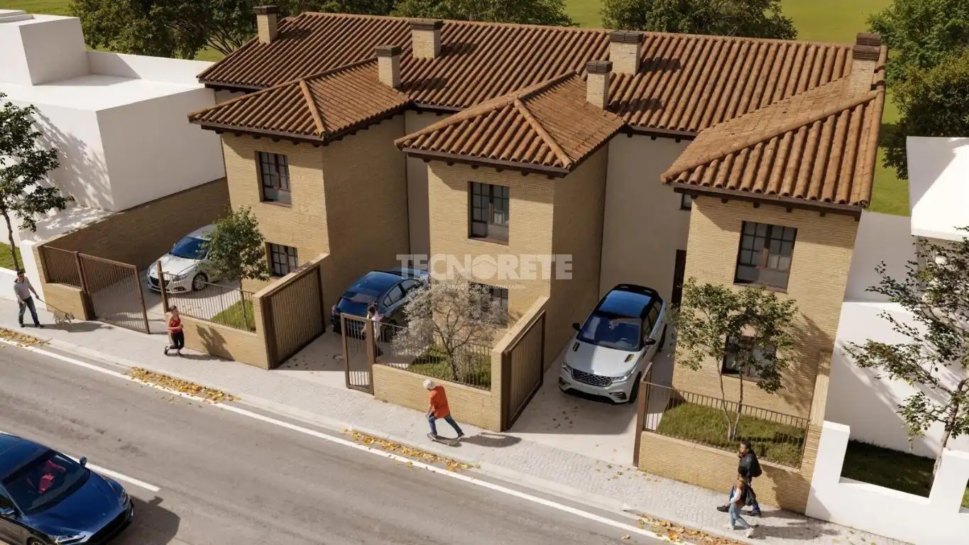 Vista exterior de Casa adosada en venta en Toledo con Calefacción y Jardín privado