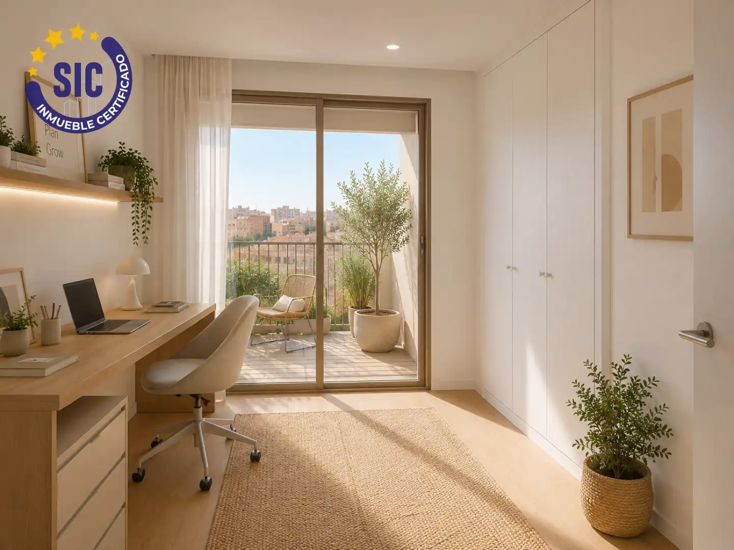 Dormitori de Pis en venda en Valencia amb Aire condicionat, Calefacció i Jardí privat