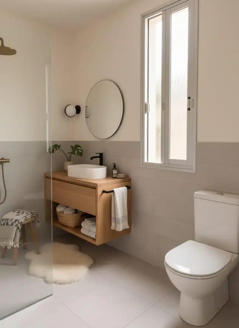 Badezimmer von Wohnung zum Verkauf in Albacete mit Balkon