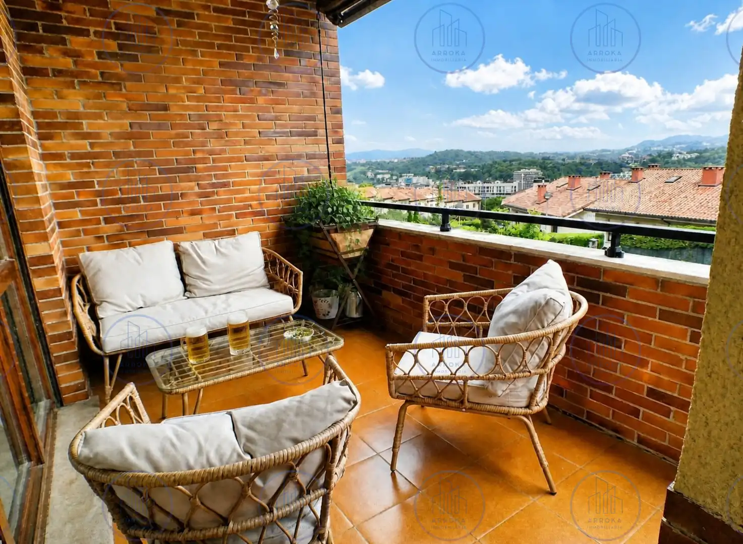 Terraza de Casa adosada en venta en Donostia - San Sebastián  con Calefacción, Jardín privado y Terraza