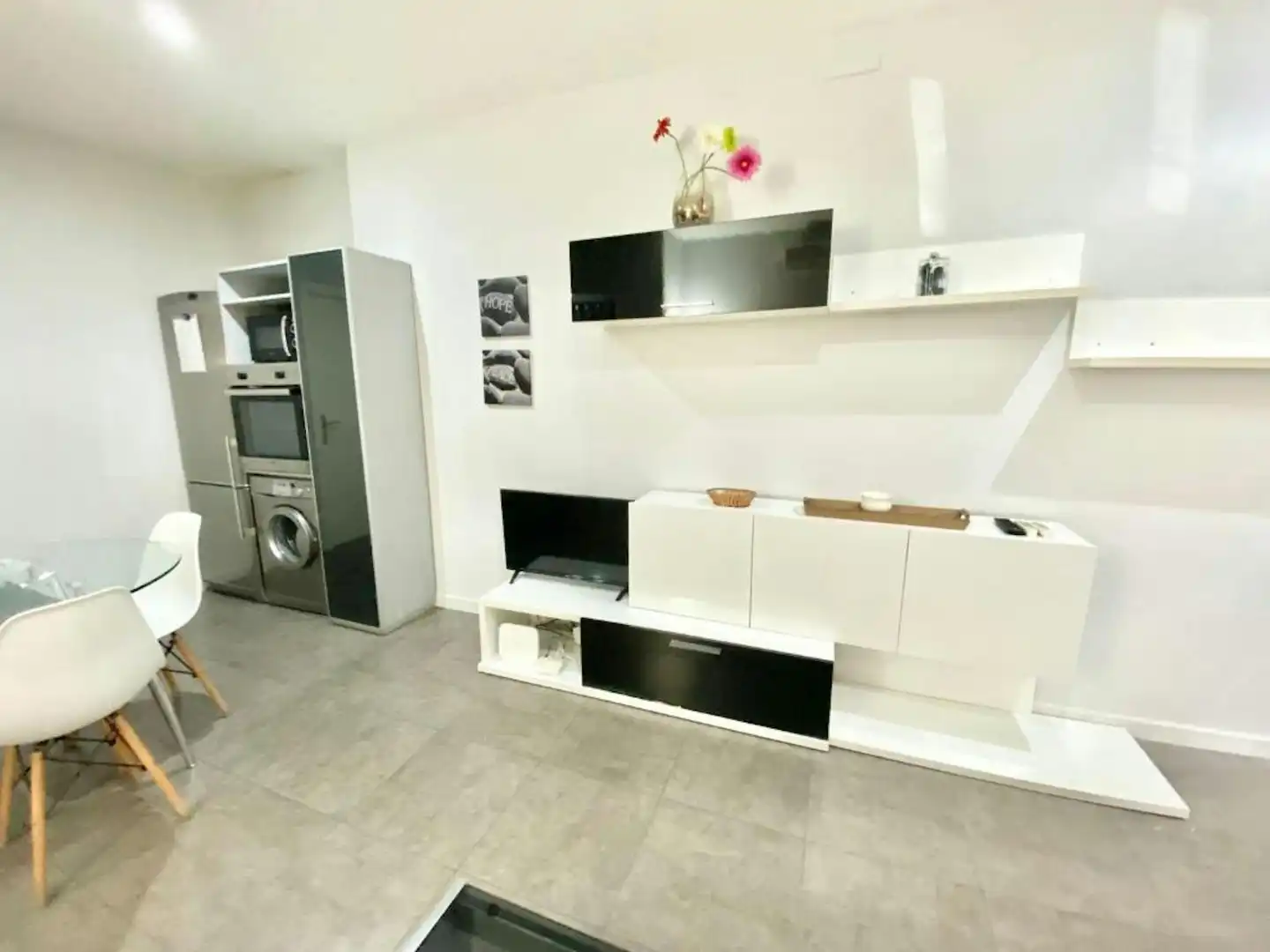 Kitchen of Flat for rent in Madrid  with Air Conditioner, Heating and Furnished