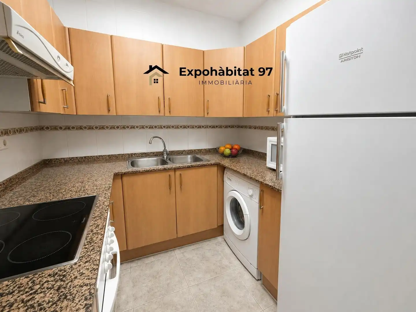 Cuina de Apartament en venda en Salou amb Aire condicionat, Jardí privat i Terrassa