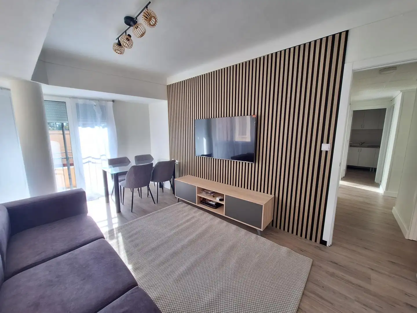 Living room of Flat for sale in Elche / Elx  with Furnished and Balcony