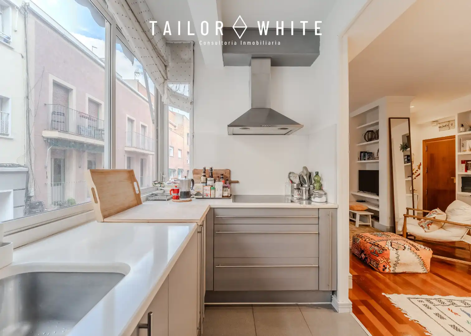 Küche von Wohnung zum Verkauf in Madrid mit Klimaanlage