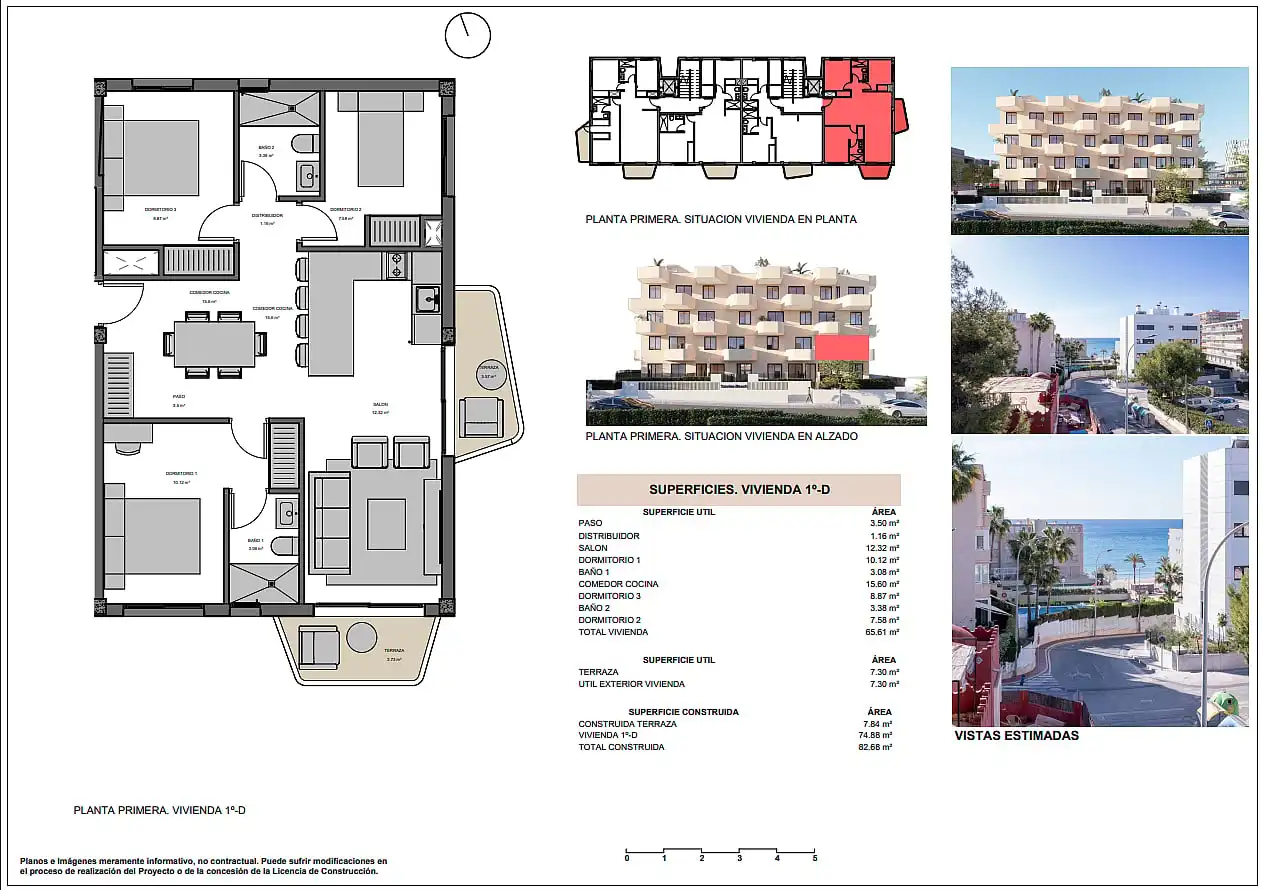 Apartamento con terraza en venta en Playa Muchavista, imagen 16