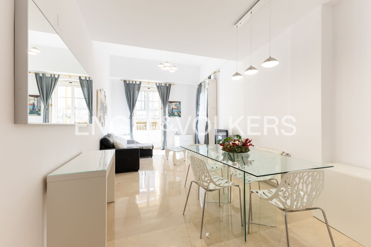 Dining room of Apartment to rent in  Valencia Capital  with Heating, Storage room and Furnished