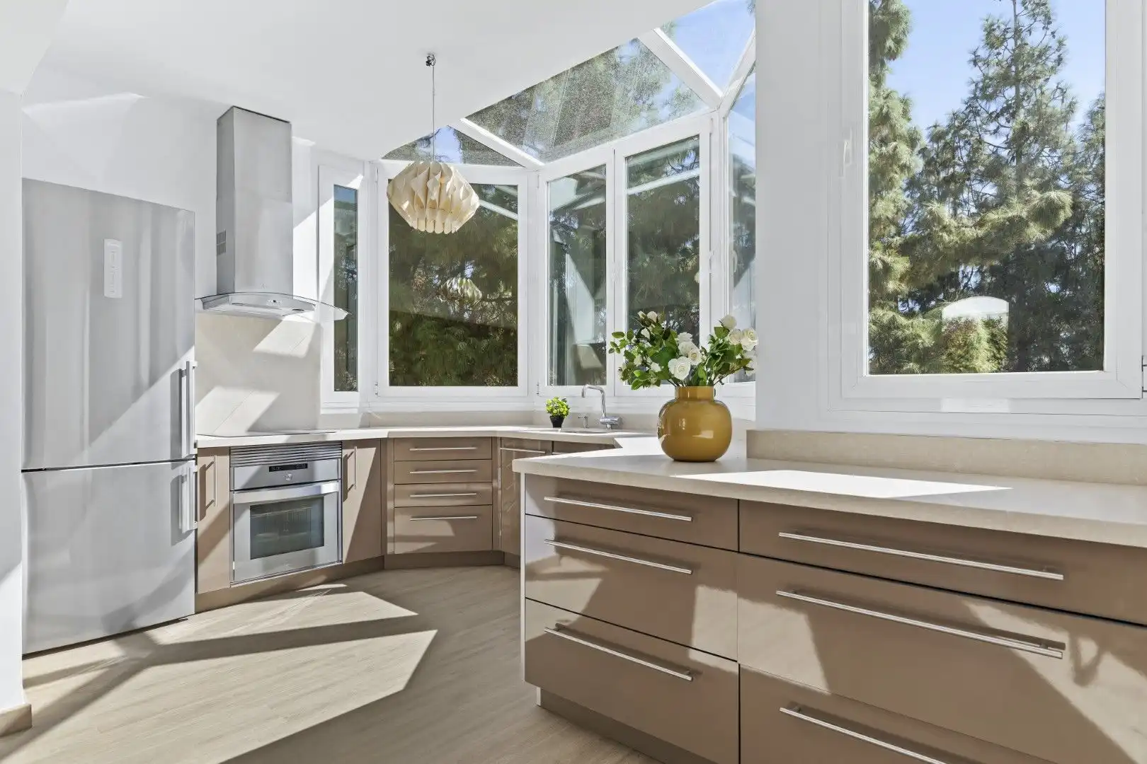 Cocina de Casa adosada en venta en Mijas con Jardín privado, Terraza y Amueblado