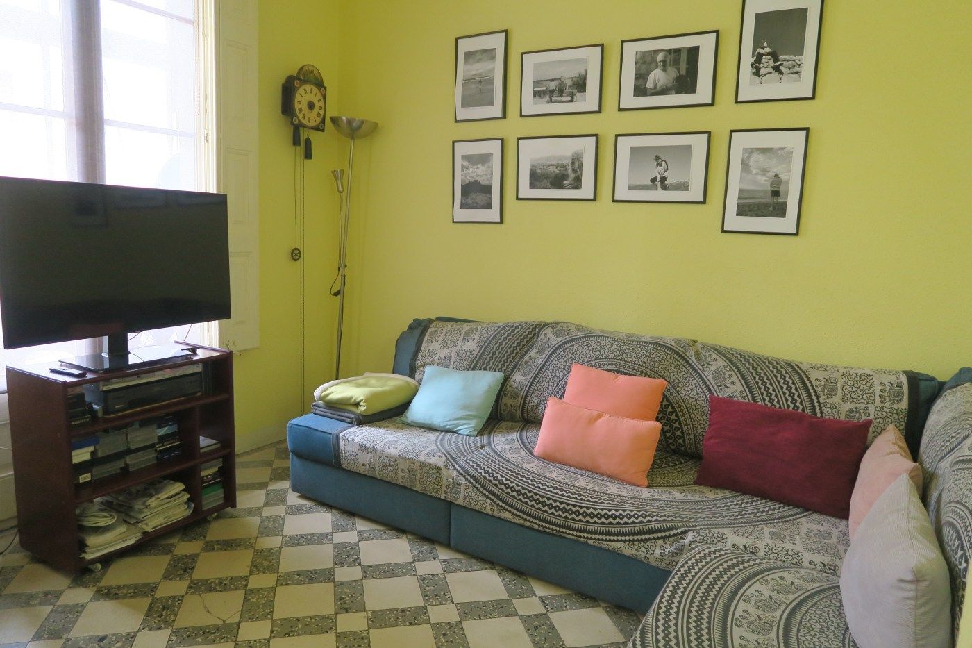 Sala de estar de Piso en venta en  Barcelona Capital con Aire acondicionado, Calefacción y Balcón