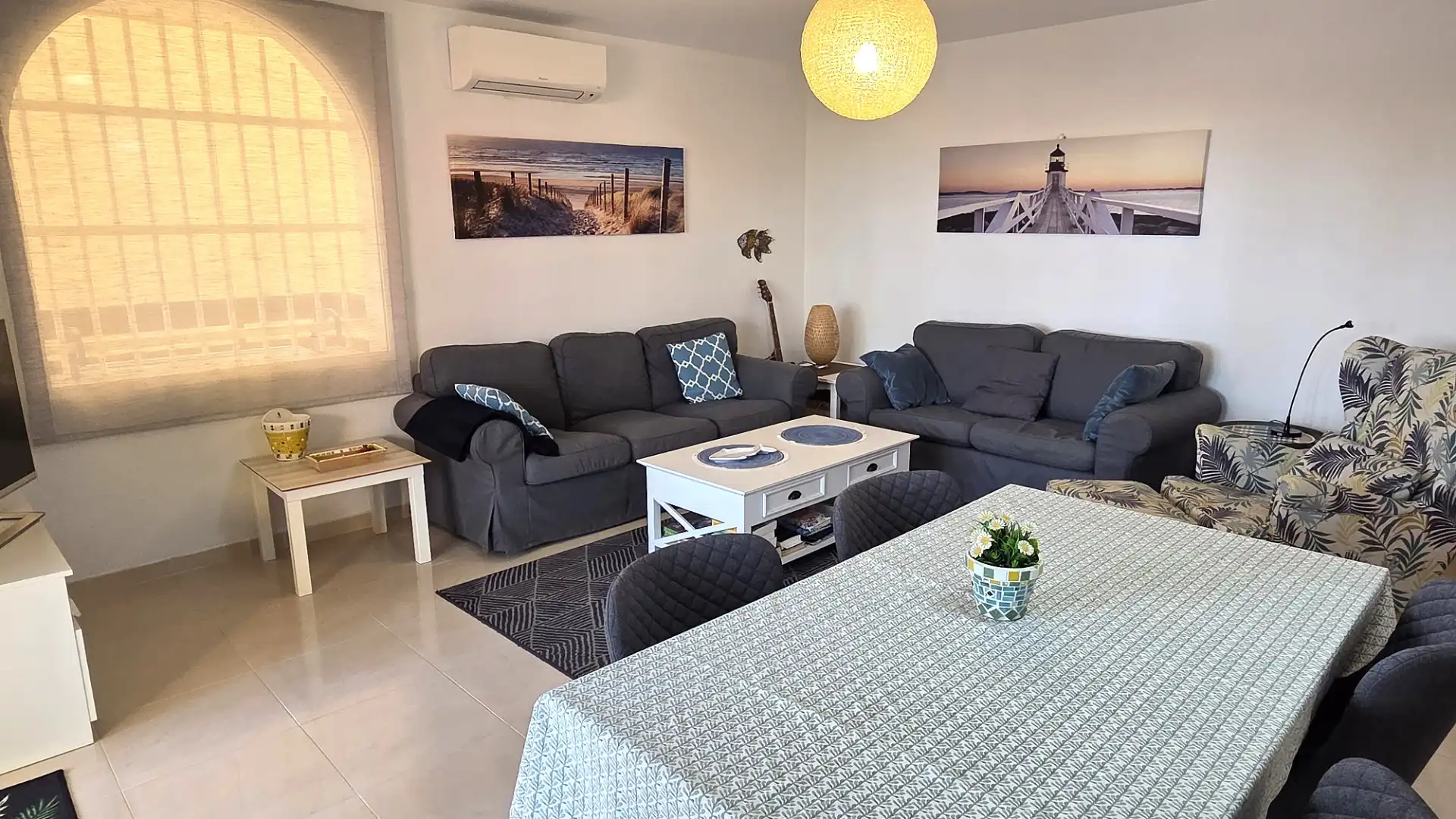 Sala de estar de Piso en venta en Cartagena con Aire acondicionado, Calefacción y Terraza