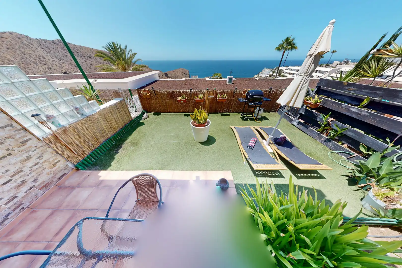 Terrace of Flat for sale in Mogán  with Air Conditioner, Heating and Terrace