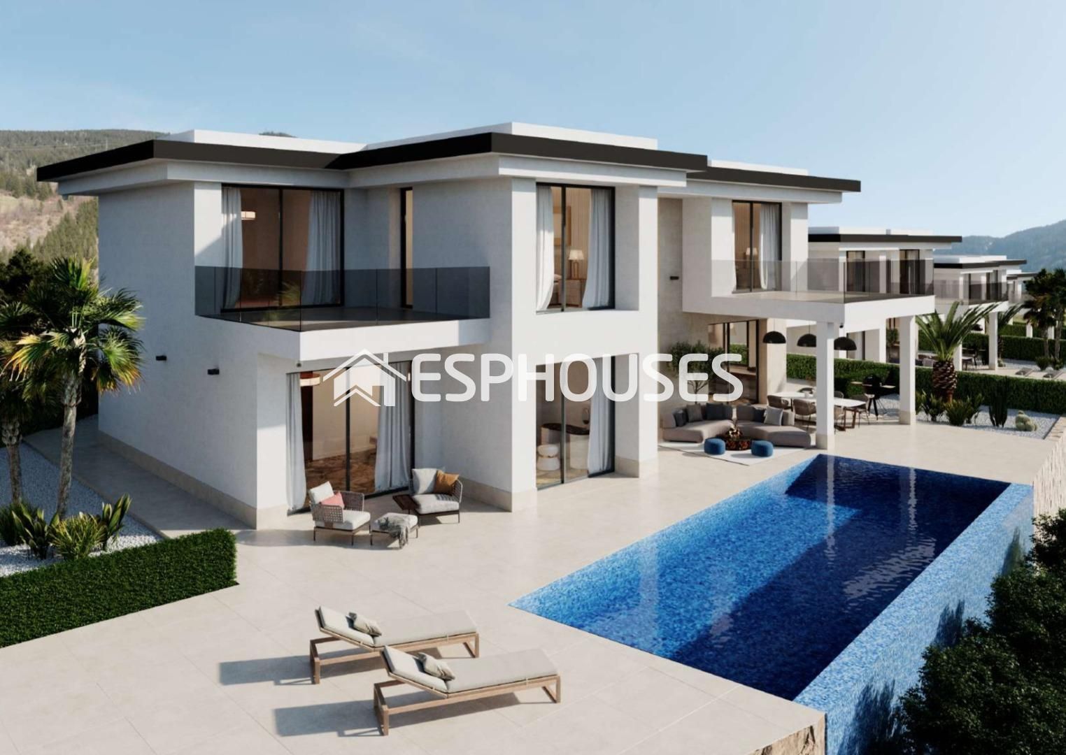 Vista exterior de Casa o chalet en venta en Finestrat con Aire acondicionado, Terraza y Trastero