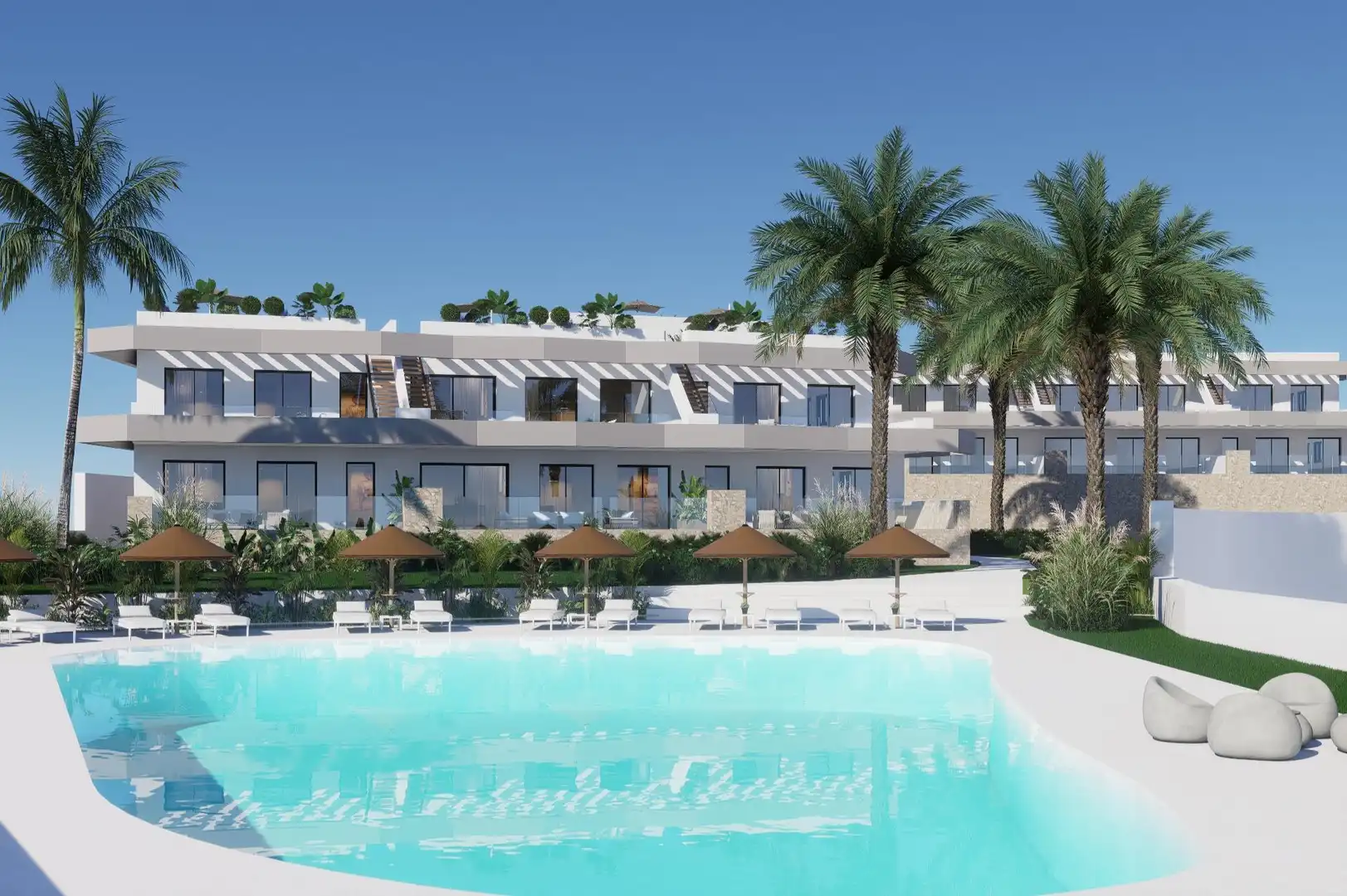 Bungalow amb piscina en venda a Balcón de Finestrat - Terra Marina