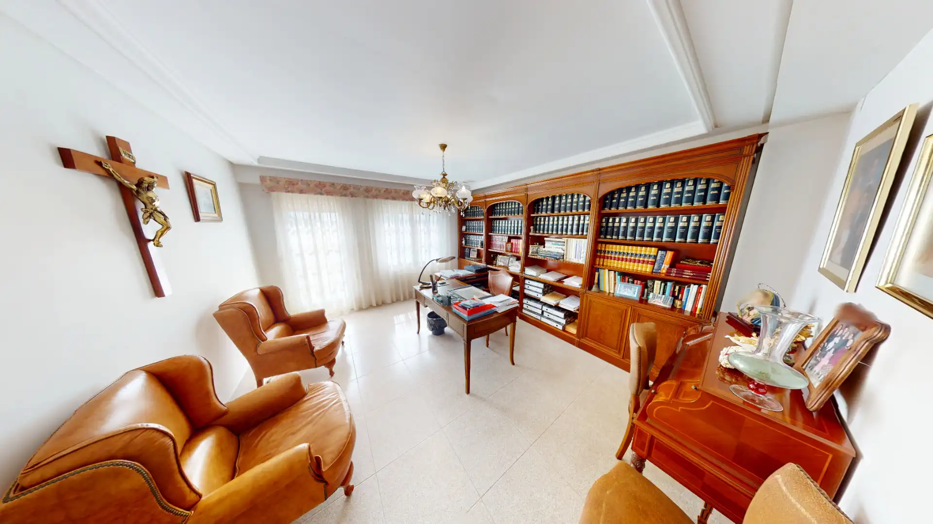 Sala d'estar de Casa o xalet en venda en Elche / Elx amb Aire condicionat, Calefacció i Jardí privat