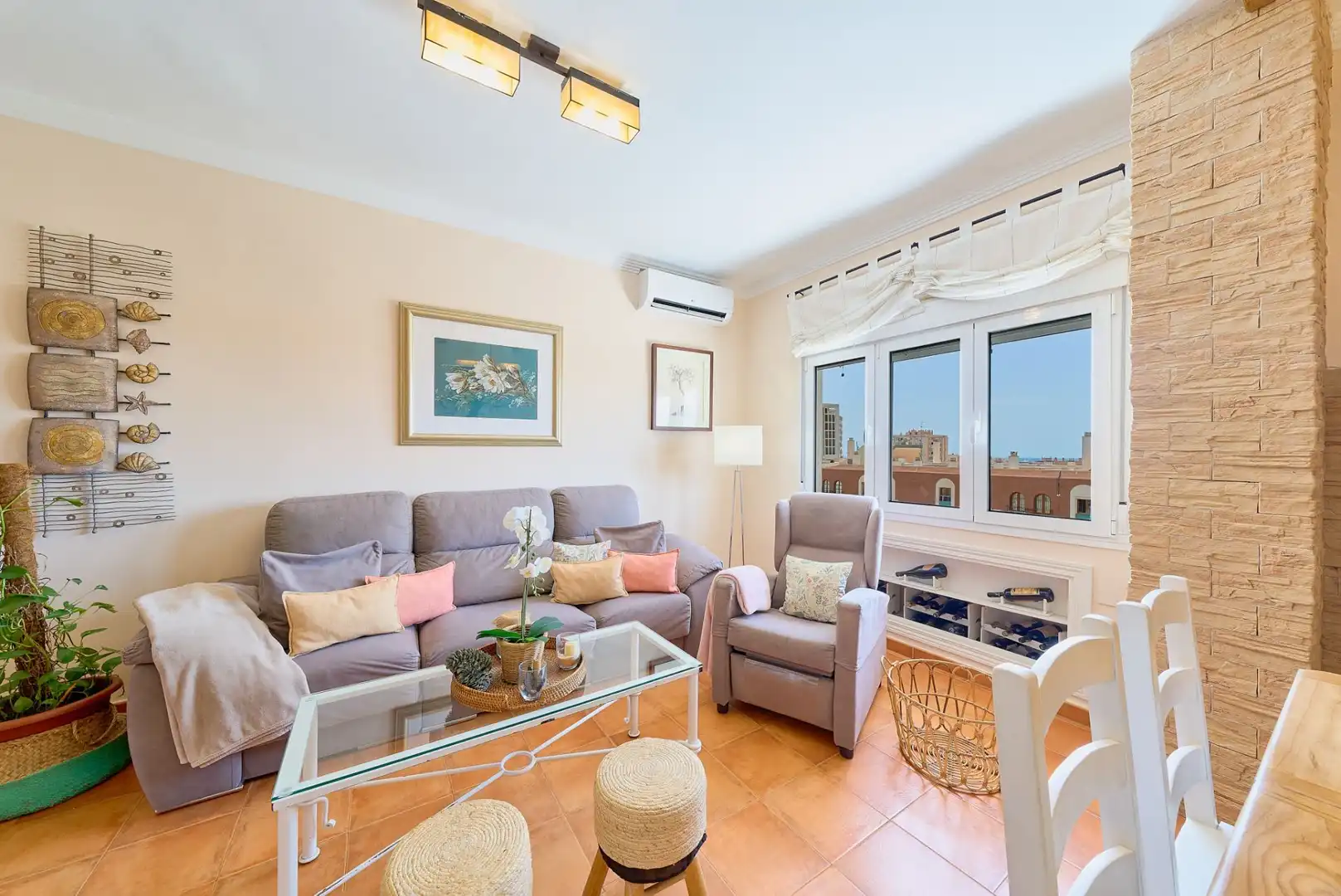 Sala de estar de Piso en venta en Málaga con Aire acondicionado y Calefacción