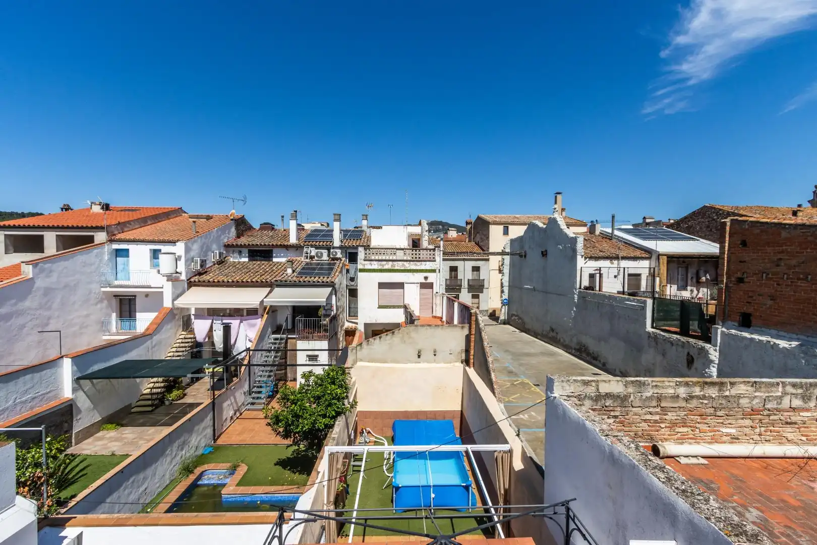 Vista exterior de Casa adosada en venta en Sentmenat con Aire acondicionado, Calefacción y Terraza