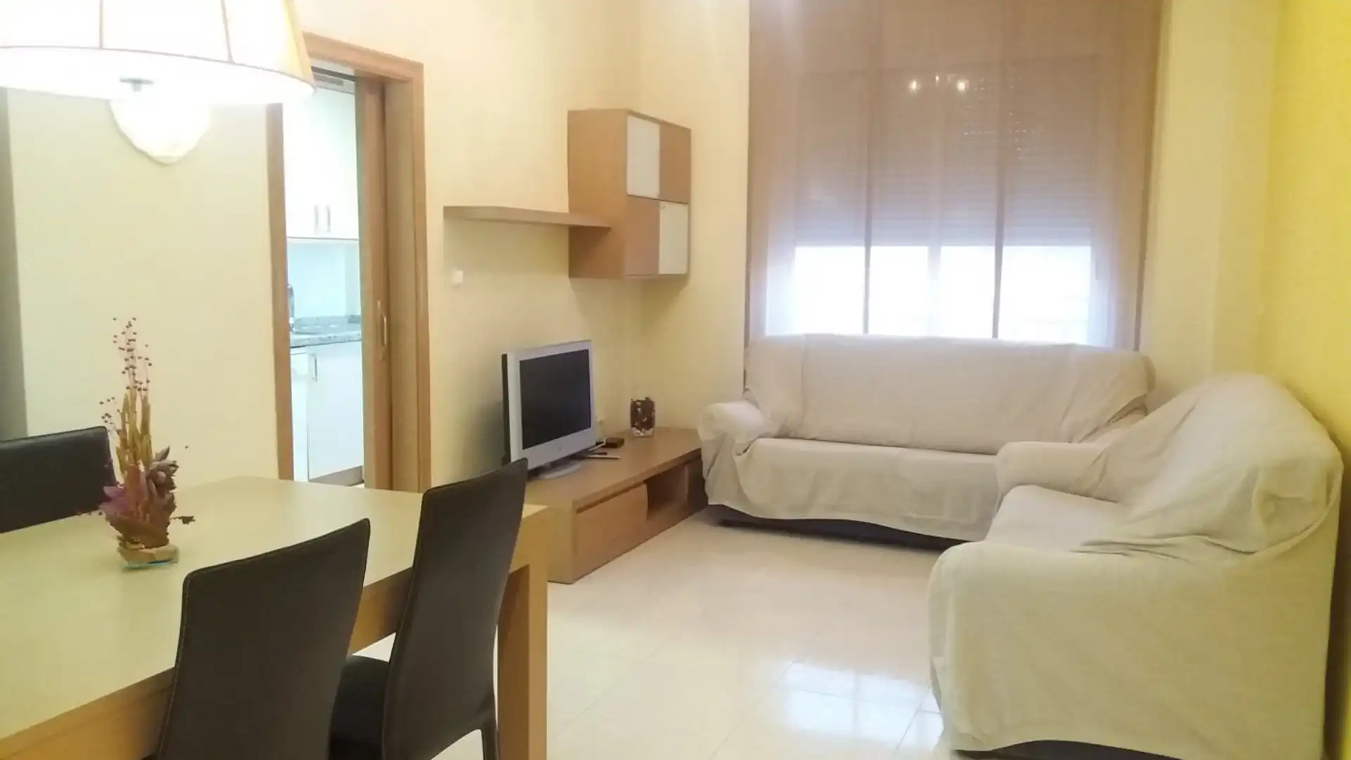 Living room of Flat for rent in Alicante / Alacant  with Air Conditioner and Furnished